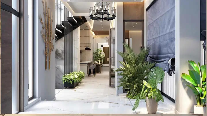 3D ceiling and interior design visualisation