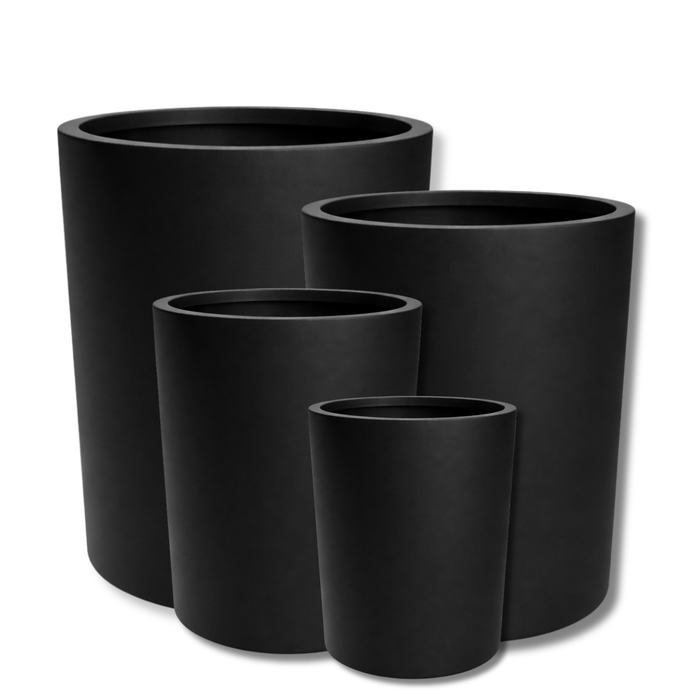 Heaven Matte Black Planter – Set of 4