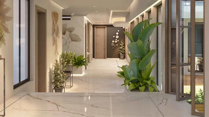 3D ceiling and interior design visualisation