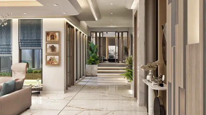 3D ceiling and interior design visualisation