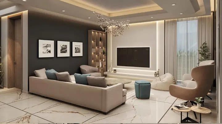 3D ceiling and interior design visualisation