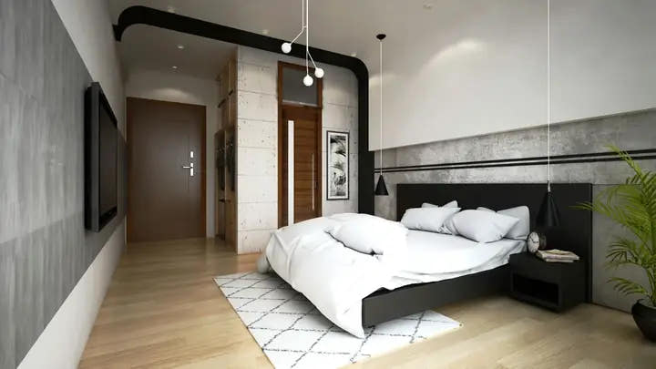 3D ceiling and interior design visualisation